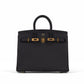 Birkin 25 Black in Togo Leather with Gold Hardware