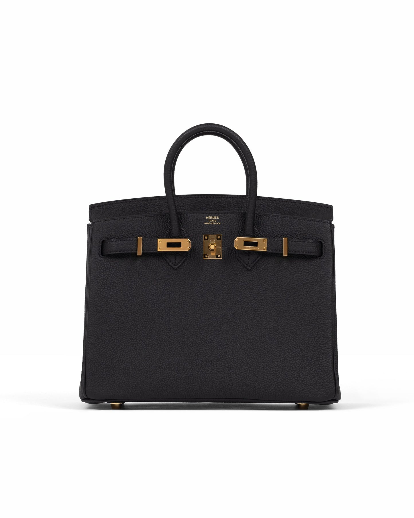 Birkin 25 Black in Togo Leather with Gold Hardware