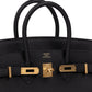 Birkin 25 Black in Togo Leather with Gold Hardware