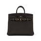 Birkin 25 Bai Brun in Togo Leather with Gold Hardware