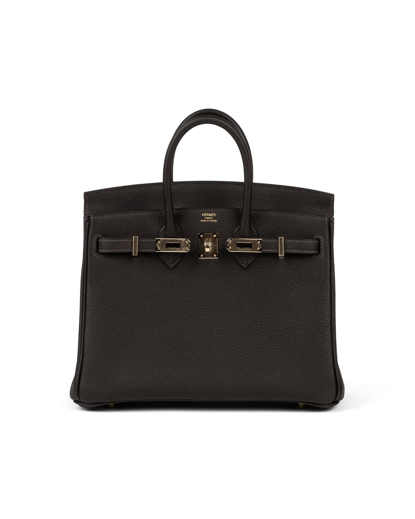 Birkin 25 Bai Brun in Togo Leather with Gold Hardware