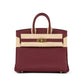 Birkin 25 Rouge H in Togo Leather with Gold Hardware