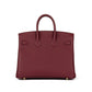 Birkin 25 Rouge H in Togo Leather with Gold Hardware