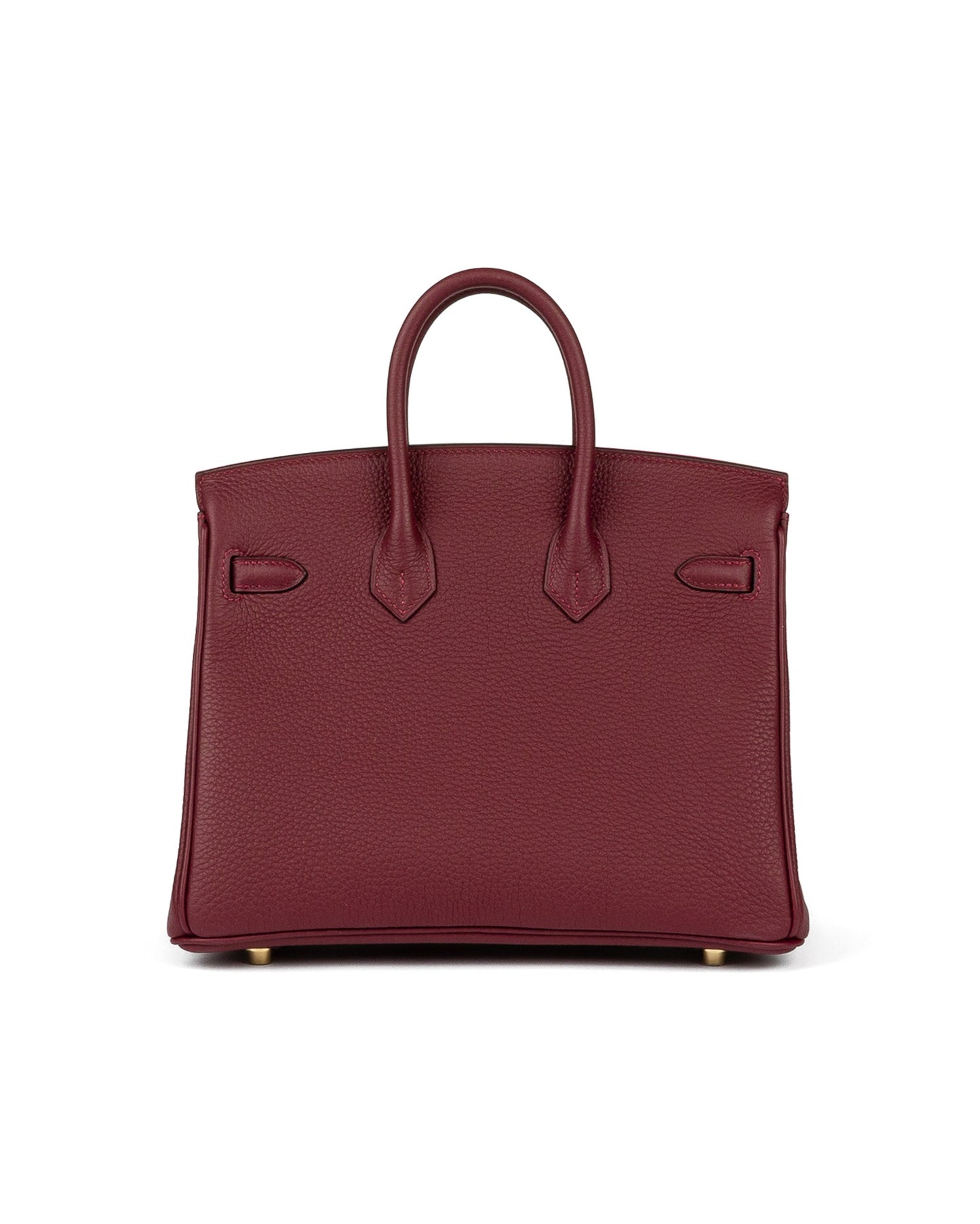 Birkin 25 Rouge H in Togo Leather with Gold Hardware
