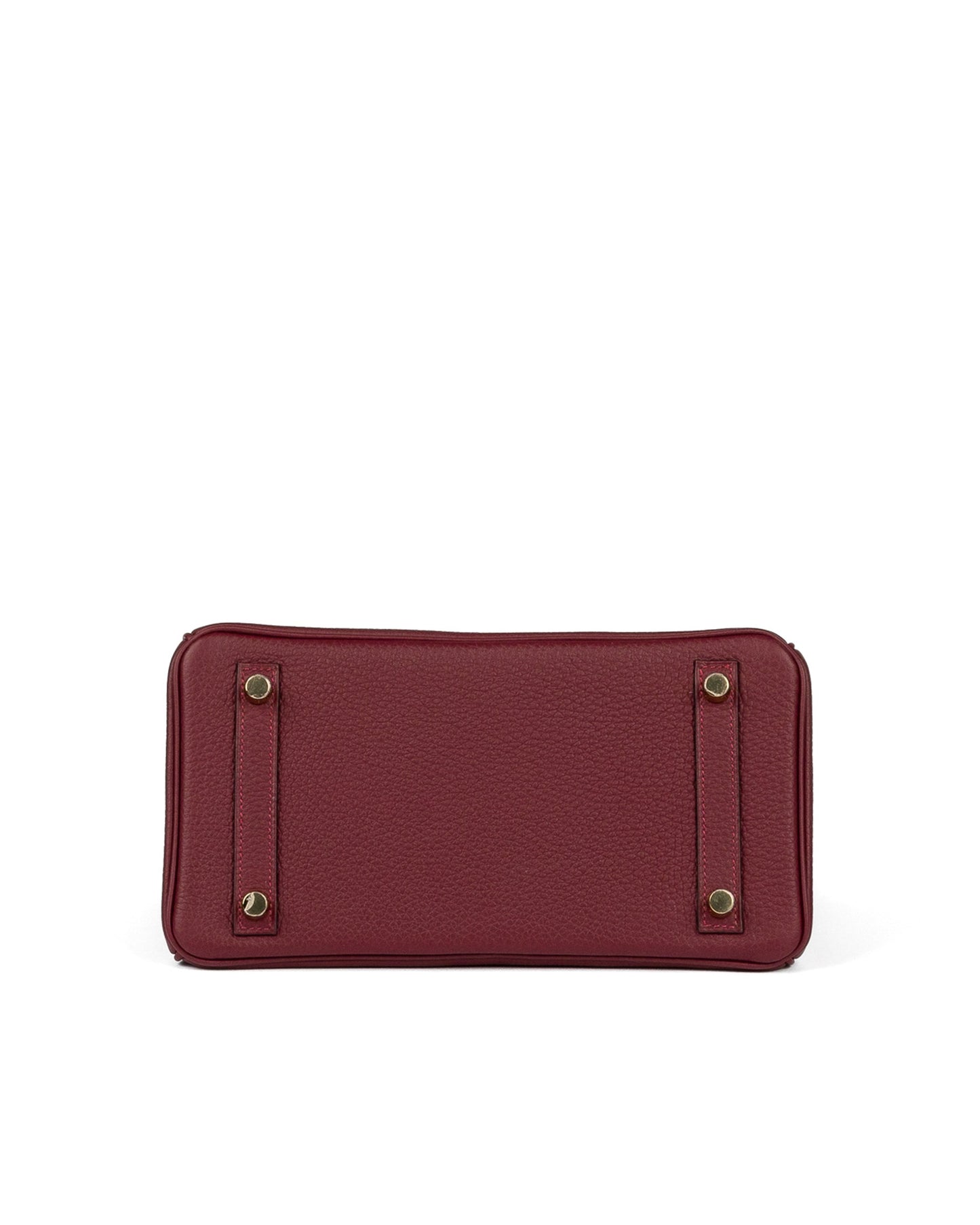 Birkin 25 Rouge H in Togo Leather with Gold Hardware