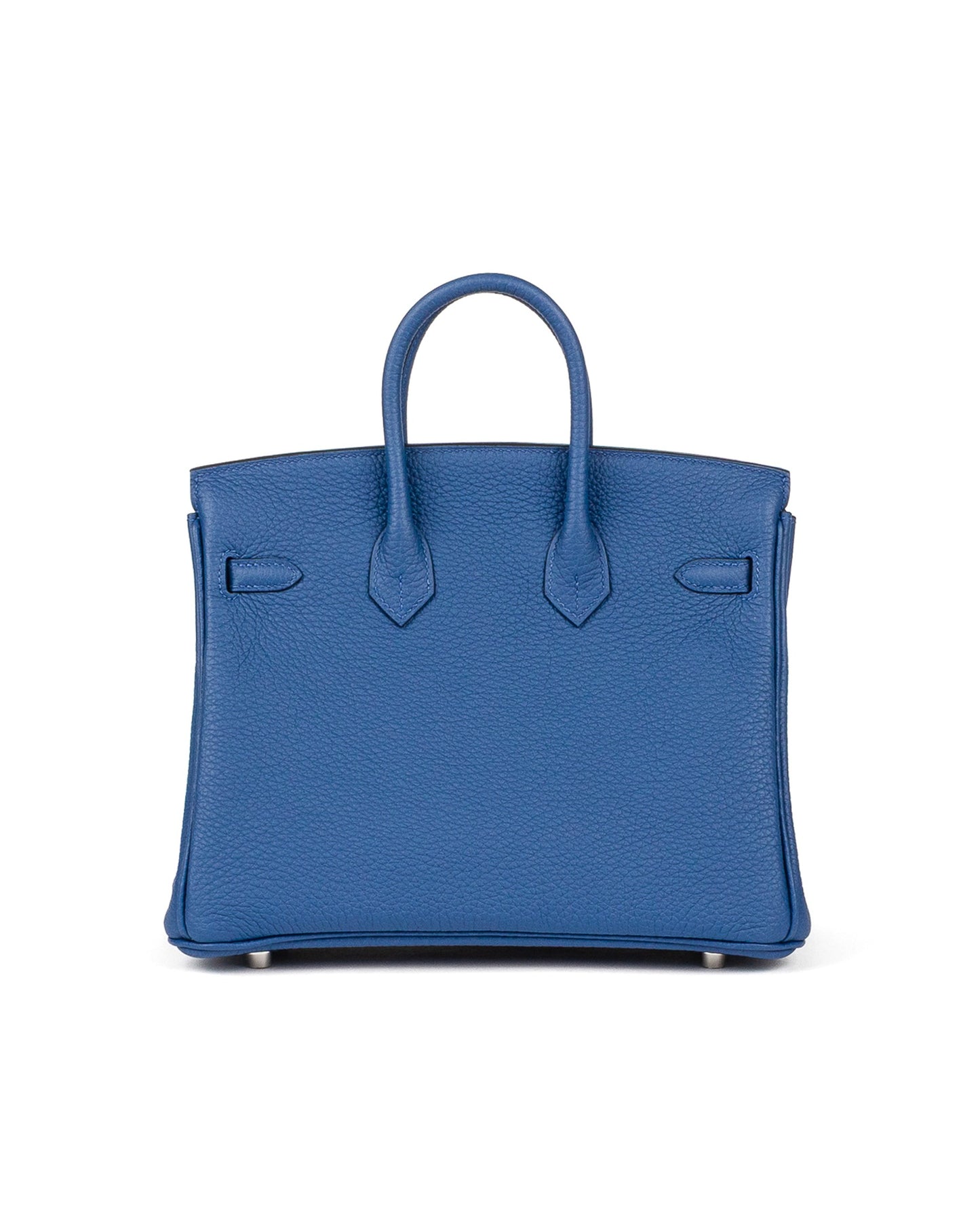 Birkin 25 Blue Tie in Togo Leather with Palladium Hardware