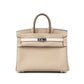 Birkin 25 Retourne Tri-colour Trench / Craie / Etoupe in Epsom Leather with Palladium Hardware