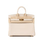 Birkin 25 Craie in Togo Leather with Gold Hardware