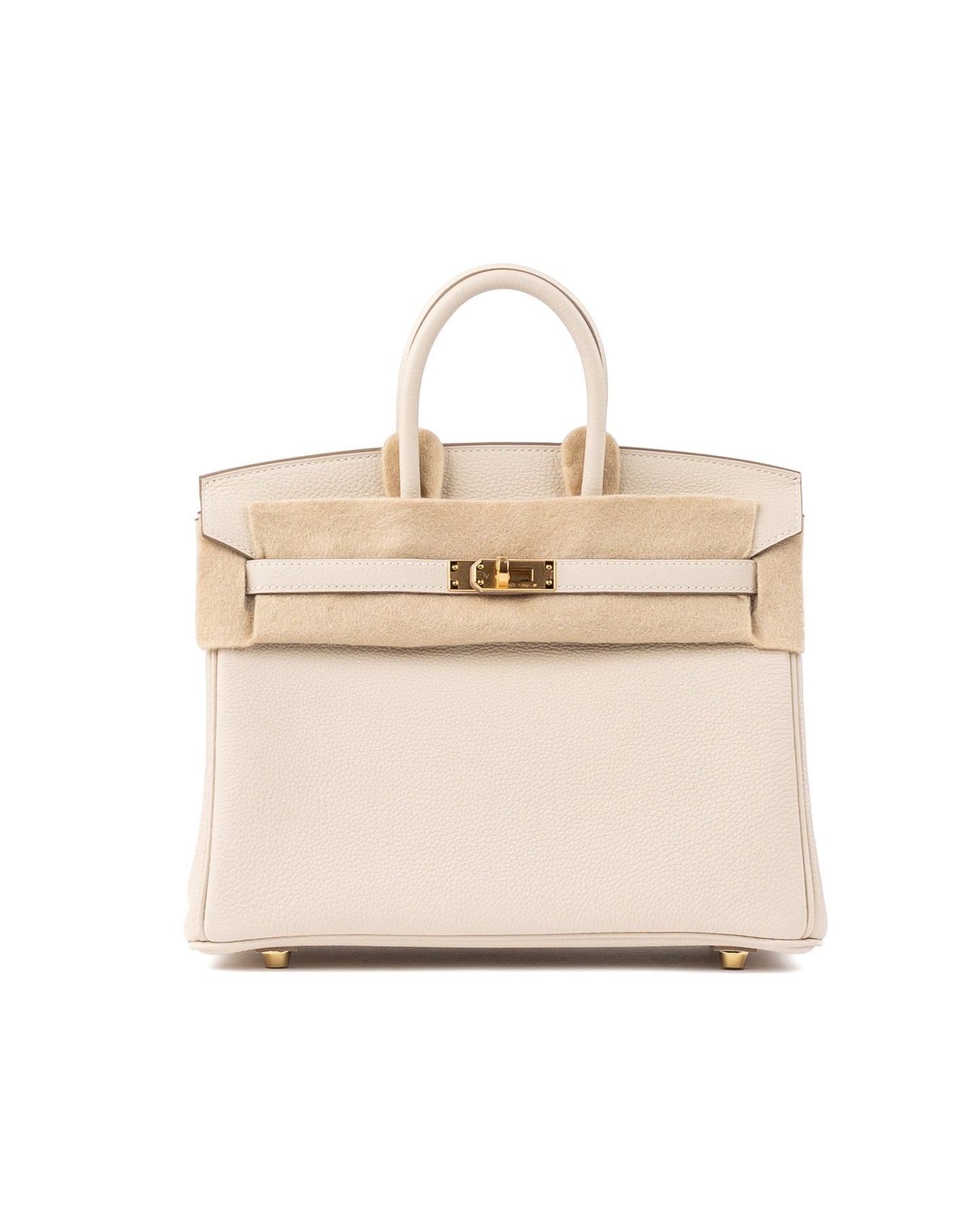 Birkin 25 Craie in Togo Leather with Gold Hardware
