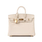 Birkin 25 Craie in Togo Leather with Gold Hardware
