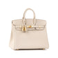 Birkin 25 Craie in Togo Leather with Gold Hardware