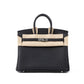 Birkin 25 Black in Togo Leather with Palladium Hardware