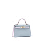 Kelly 20 HSS Sellier Bleu Glacier / Mauve Pale in Epsom Leather with Permabrass Hardware