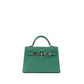 Kelly 20 Sellier Vert Vertigo in Epsom Leather with Palladium Hardware - Rare Double Strap