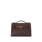 Kelly Pochette Havane in Swift Leather with Gold Hardware