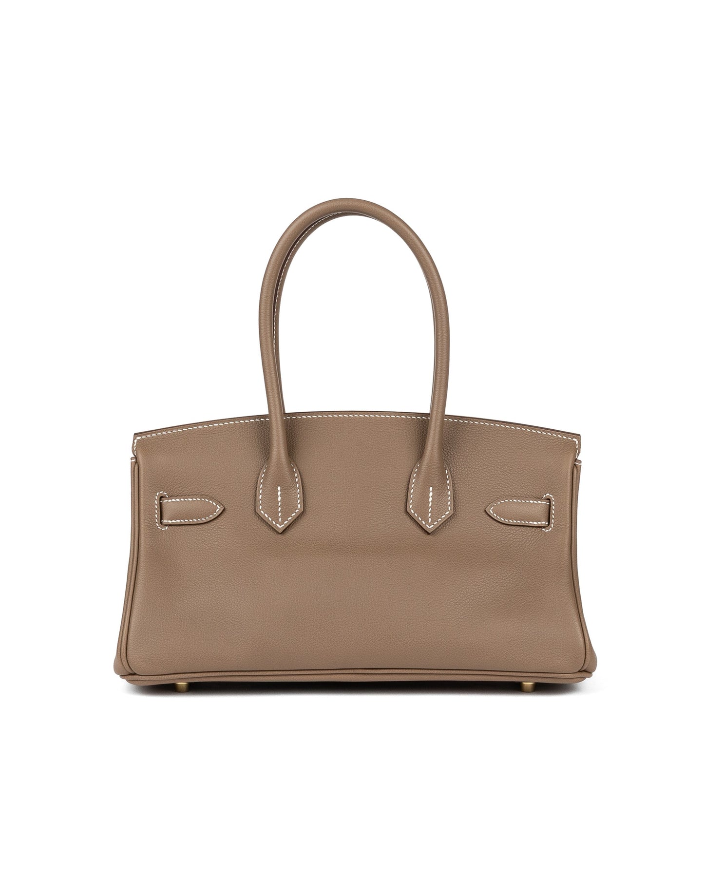 Birkin 29 Shoulder Etoupe in Evercolor Leather with Gold Hardware