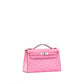 Kelly Pochette Bubblegum Ostrich with Palladium Hardware
