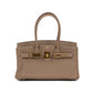 Birkin 29 Shoulder Etoupe in Evercolor Leather with Gold Hardware