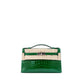 Kelly Pochette Vert Émeraude in Shiny Alligator with Palladium Hardware