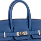 Birkin 25 Blue Tie in Togo Leather with Palladium Hardware