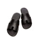 Izmir Sandal in Moka Calfskin leather