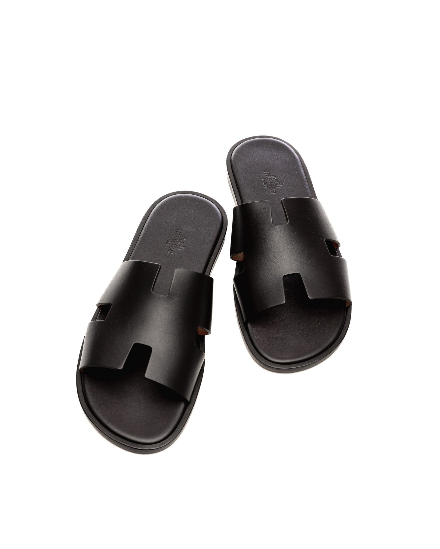 Izmir Sandal in Moka Calfskin leather