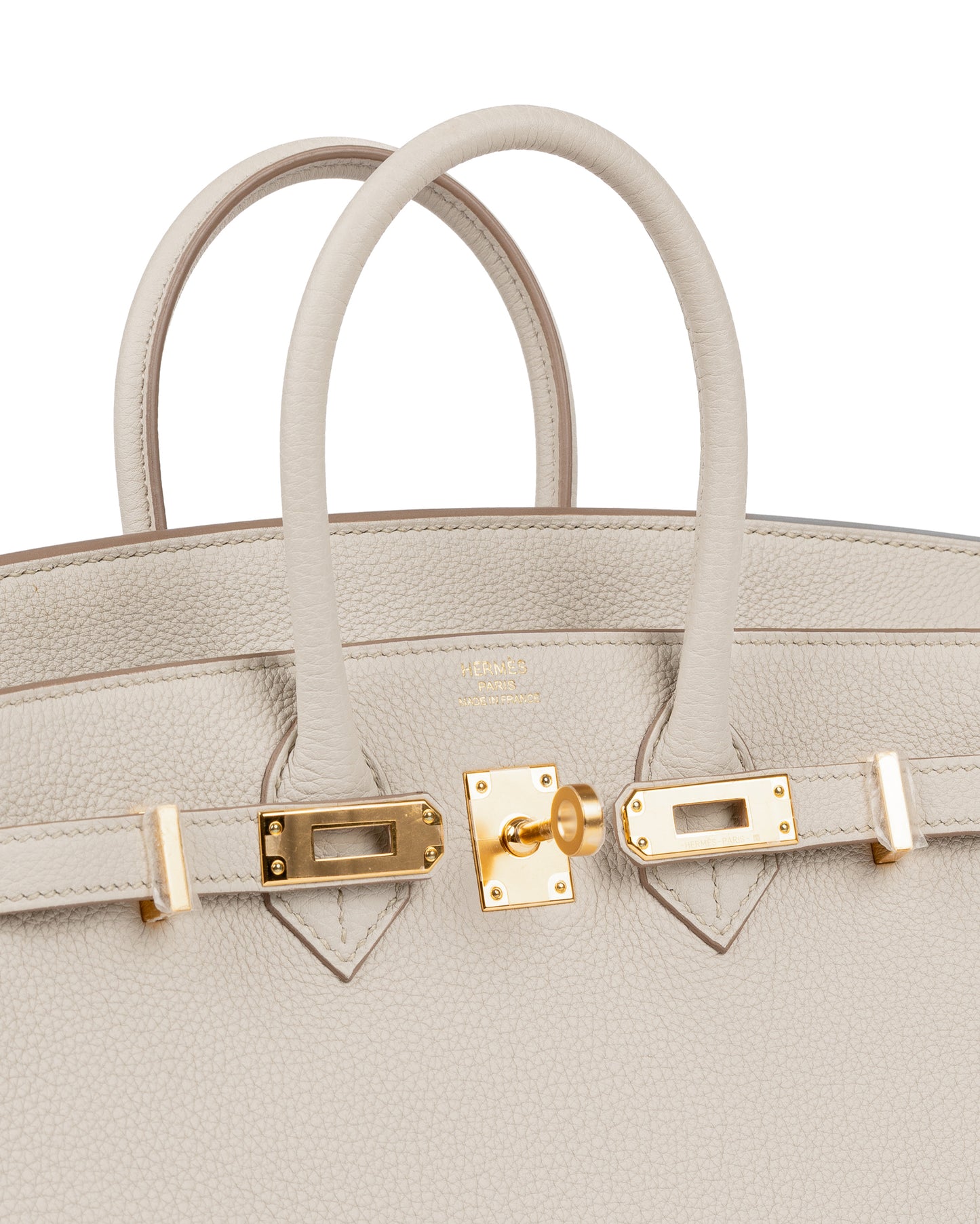 Birkin 25 Beton Togo with Gold Hardware