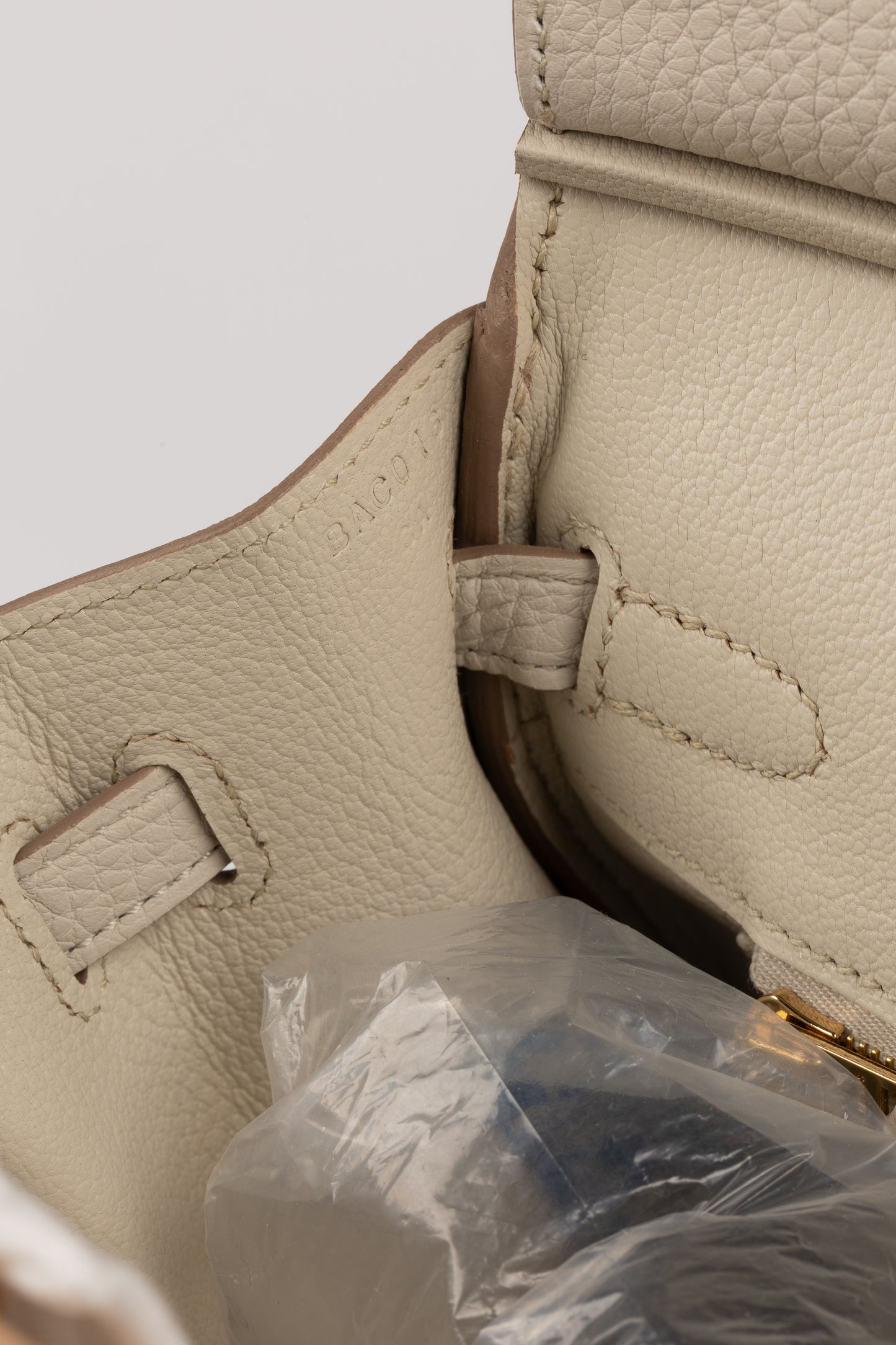 Birkin 25 Beton Togo with Gold Hardware