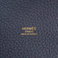 Picotin 18 Ardoise in Taurillon Clemence leather with Gold Hardware