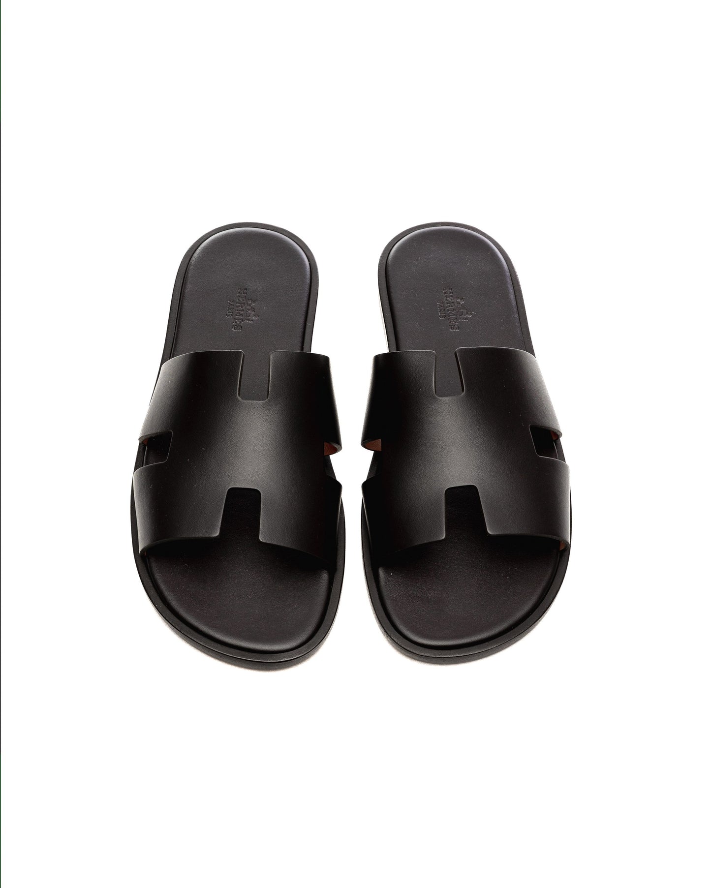 Izmir Sandal in Moka Calfskin leather