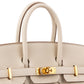 Birkin 25 Craie in Togo Leather with Gold Hardware