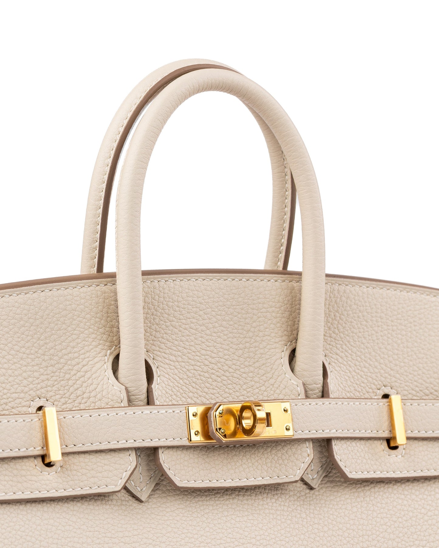 Birkin 25 Craie in Togo Leather with Gold Hardware