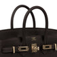 Birkin 25 Bai Brun in Togo Leather with Gold Hardware