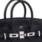 Birkin 25 Black in Togo Leather with Palladium Hardware