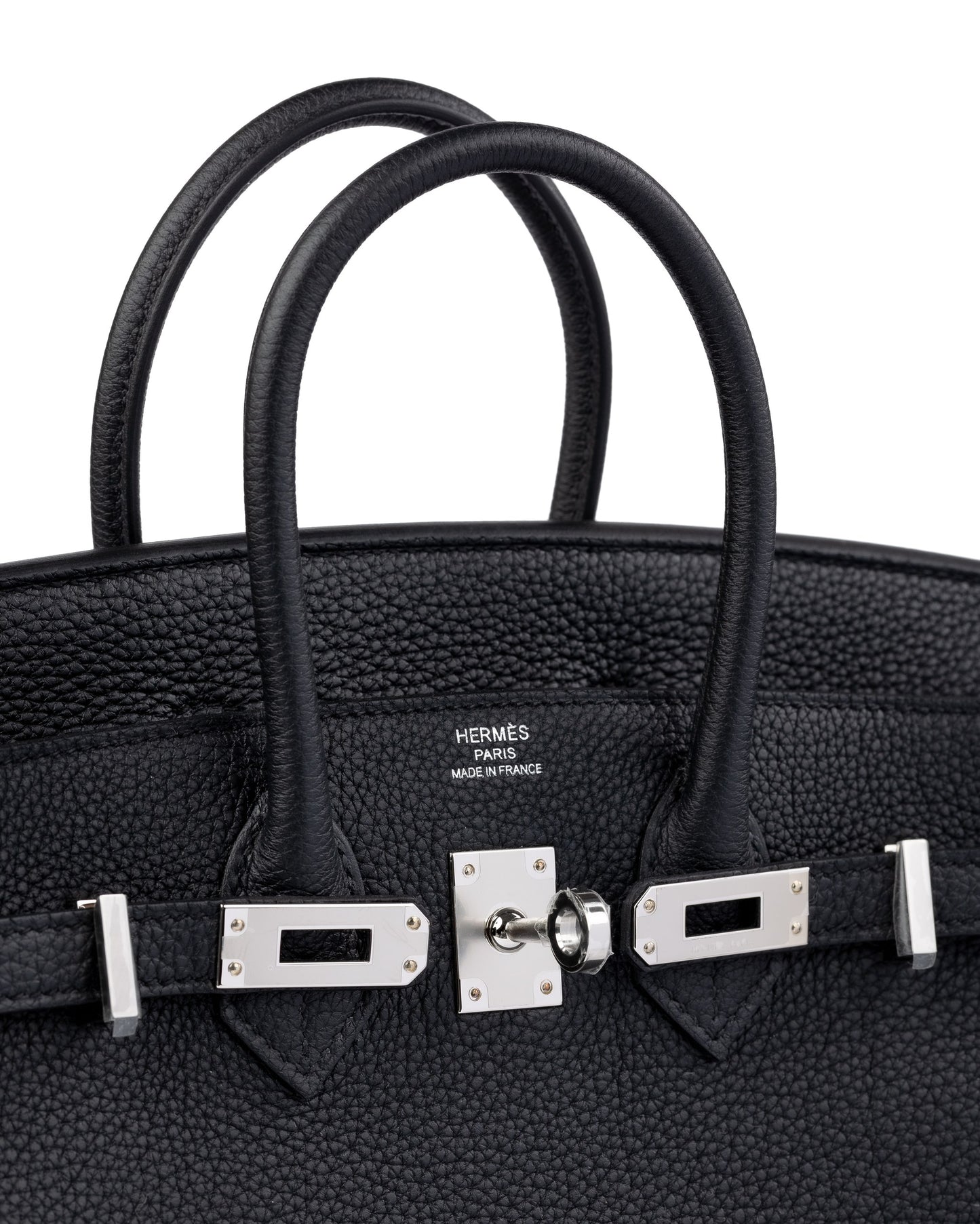 Birkin 25 Black in Togo Leather with Palladium Hardware