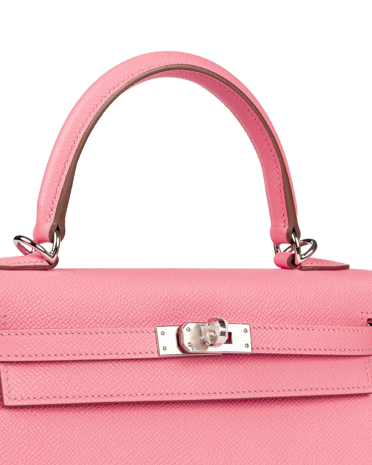 Kelly 25 Rose Confetti in Epsom Leather with Palladium Hardware