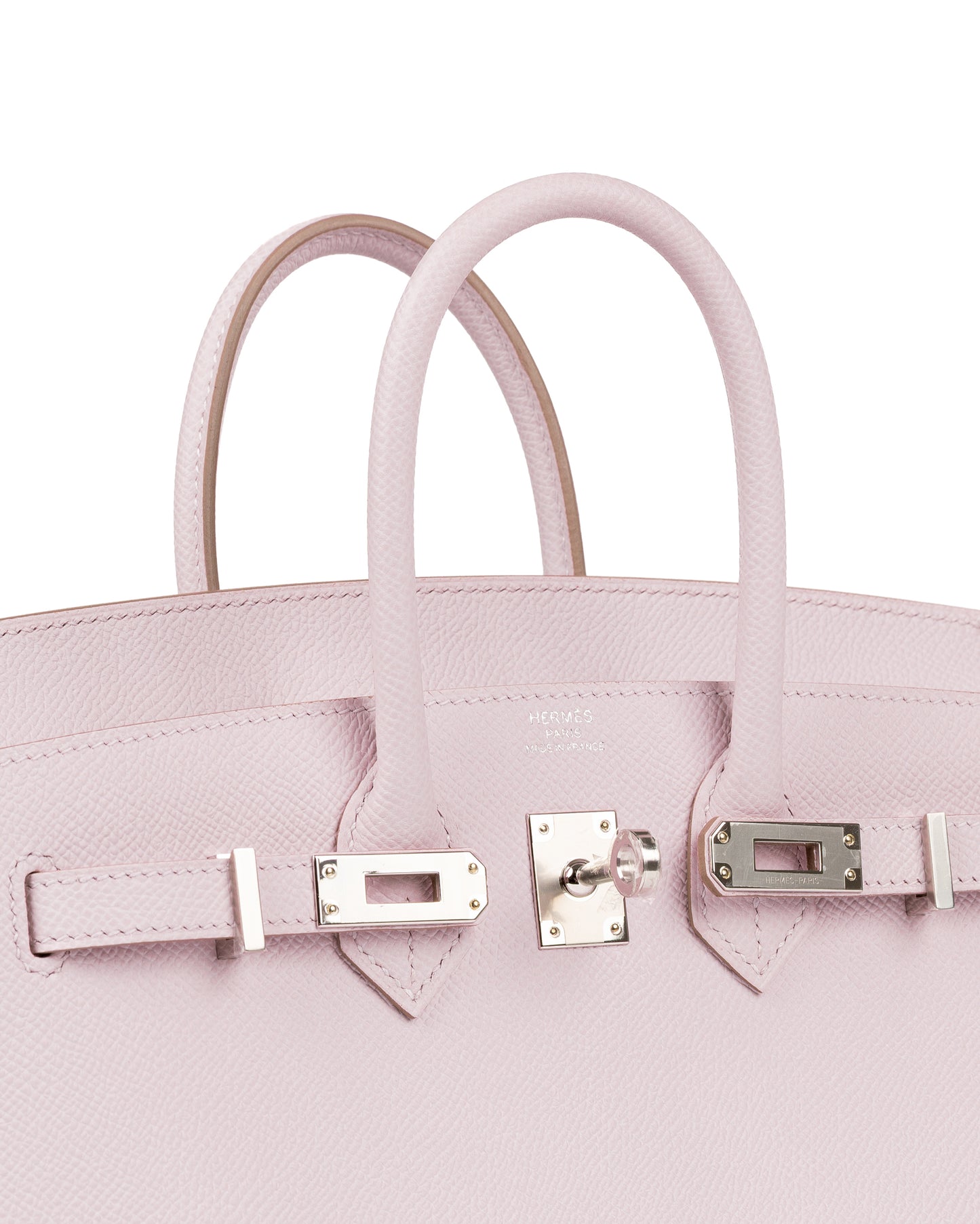 Birkin 25 Sellier Mauve Pale in Epsom Leather with Palladium Hardware