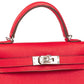 Kelly 20 Rouge Radieux in Epsom Leather with Palladium Hardware