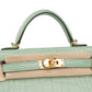 Kelly 20 Vert D'eau in Matte Alligator with Gold Hardware
