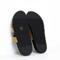 Chypre Sandals Femme Doré in Grained Goatskin with Mettalic Finish