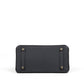 Birkin 25 Black in Togo Leather and Lizard Touch with Gold  Hardware