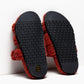 Chypre Sandals Femme Rouge De Turin in Shearling