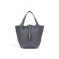 Picotin 18 Ardoise in Taurillon Clemence leather with Gold Hardware