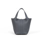Picotin 18 Ardoise in Taurillon Clemence leather with Gold Hardware