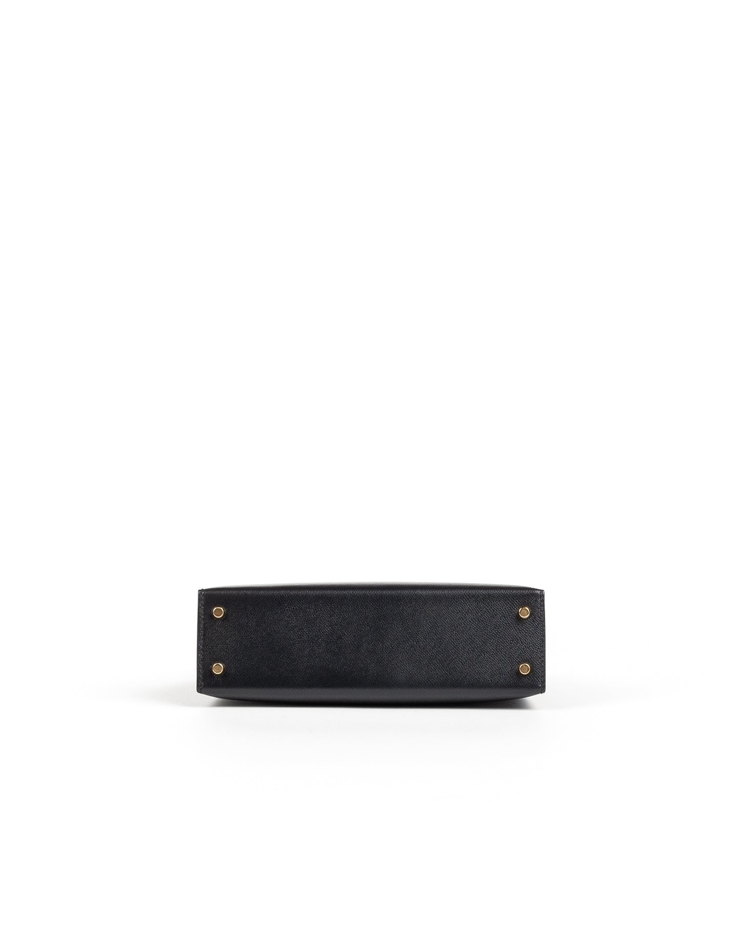 Kelly 20 Black in Veau Madame leather and Lizard touch with Gold Hardware