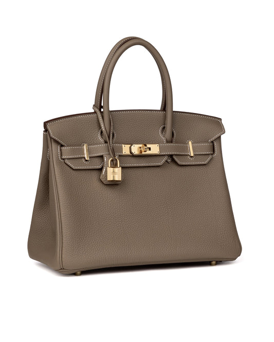 Birkin 30 Etoupe in Togo Leather with Gold Hardware