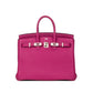 (Preloved) Birkin 25 Rose Pourpre in Togo Leather with Palladium Hardware