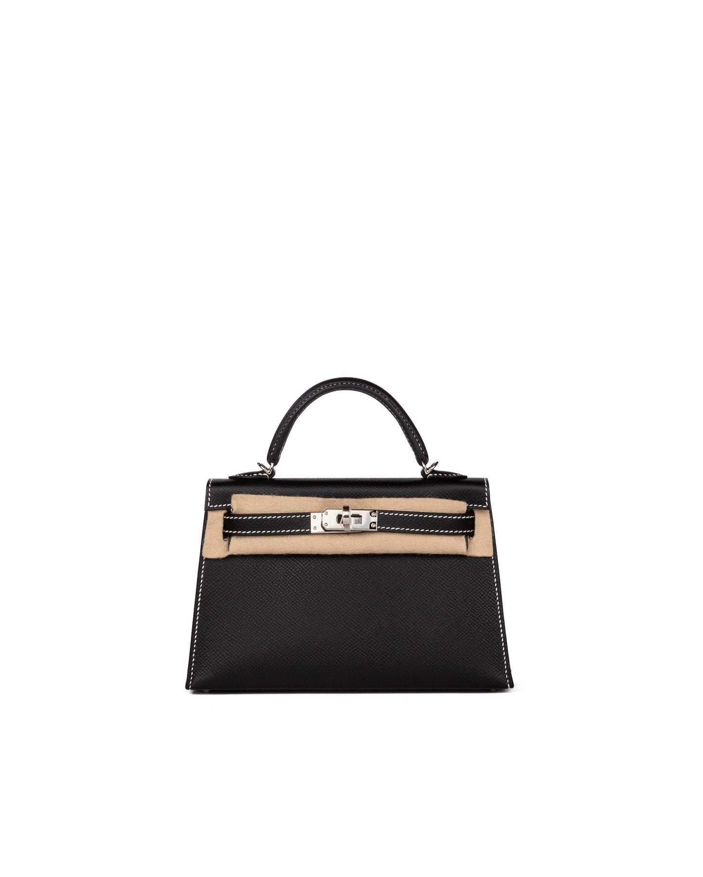 Kelly 20 HSS Black/Nata Epsom Leather with Palladium Hardware