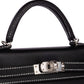 Kelly 20 HSS Black/Nata Epsom Leather with Palladium Hardware