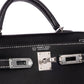 Kelly 20 HSS Black/Nata Epsom Leather with Palladium Hardware